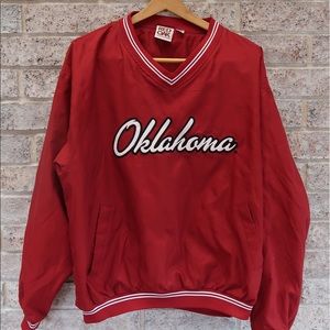 Oklahoma Sooners V-neck Pullover Jacket